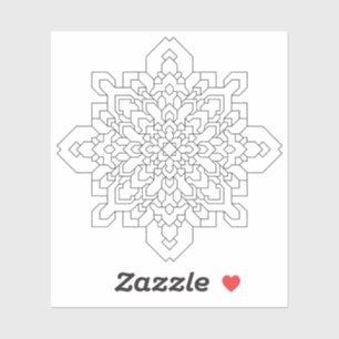 Geometric Mandala #4 Clear