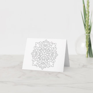 Geometric Mandala #6 Card