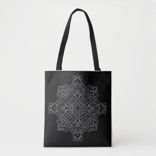 Geometric Mandala #9 Tote Bag (Front)
