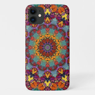 Geometric Mandala Art Blue Colour Design Case-Mate iPhone Case