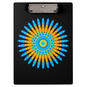 Geometric Mandala Art Circle Design 48256 Clipboard