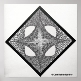 Geometric Mandala Poster