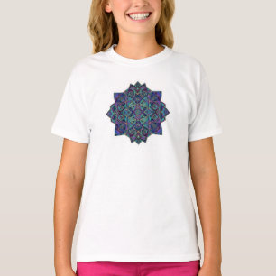 Geometric Mandala Sacred Pattern Abstract Art T-Shirt