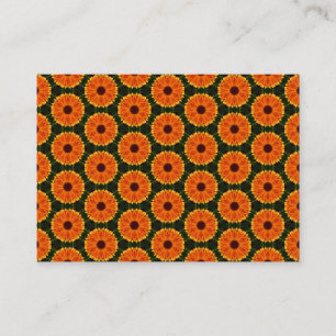 Geometric Marigolds 010614(01) Business Card