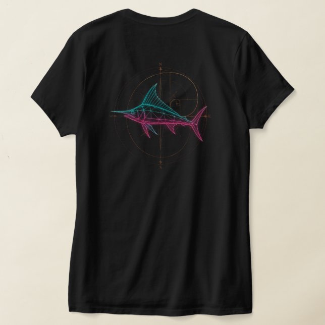 Geometric Marlin T-Shirt (Laydown Back)
