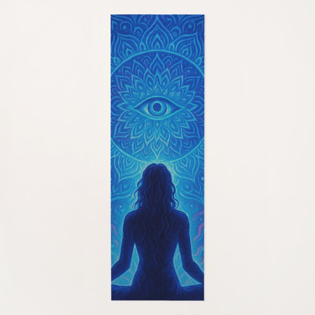 Geometric Meditation  Yoga Mat (Front)