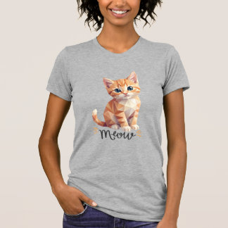 Geometric Meow T-Shirt