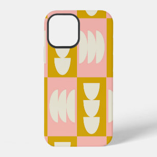 Geometric Mid-Century Modern Retro Pattern iPhone 12 Case