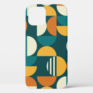 Geometric mid-century modern seamless pattern - 60 iPhone 12 case