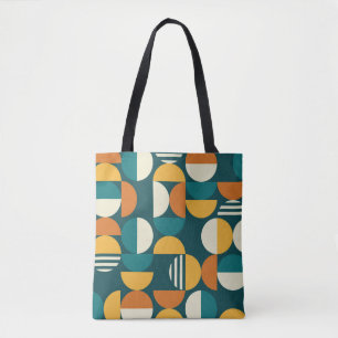 Geometric mid-century modern seamless pattern - 60 tote bag