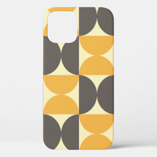 Geometric, mid-century modern style pattern. iPhone 12 case
