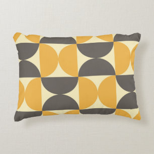 Geometric, mid-century modern style pattern. decorative cushion