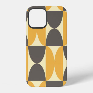 Geometric, mid-century modern style pattern. iPhone 12 case