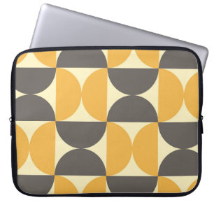 Geometric, mid-century modern style pattern. laptop sleeve