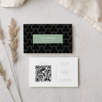 Geometric Minimalist Green Financial Advisor 