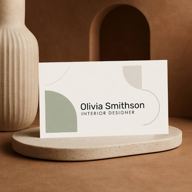 Geometric Minimalist Modern Sage Green Designer (Creator Uploaded)