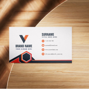 Geometric Modern Business Card
