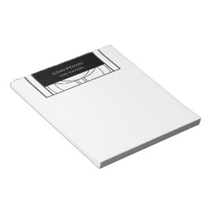 Geometric Modern Minimalist Elegant Professional Notepad