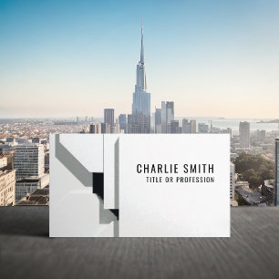 Geometric Modern Simple Elegant Business Card