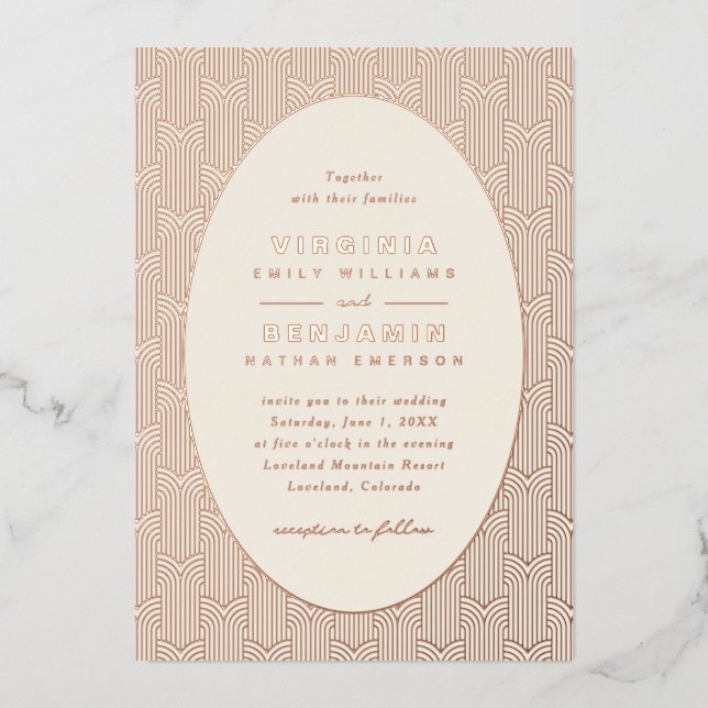 Geometric Modern Wedding (Front)