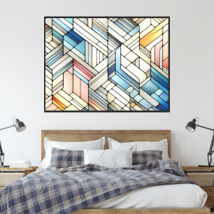 Geometric Mosaic Canvas Print
