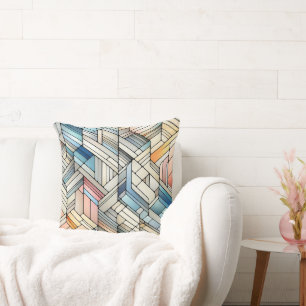 Geometric Mosaic Cushion