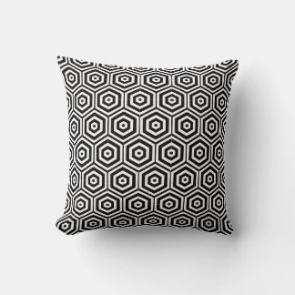Geometric mosaic cushion