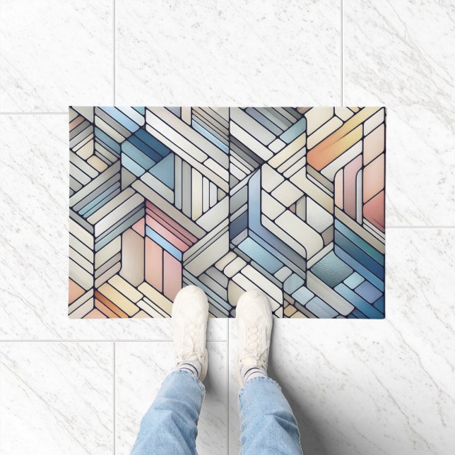 Geometric Mosaic Doormat (Indoor)