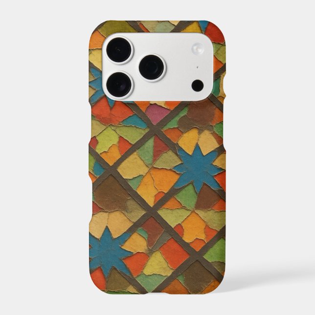 Geometric Mosaic Pattern Artistic Aesthetic Design (Back)