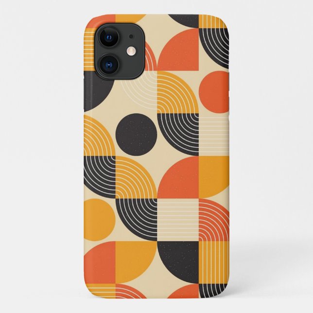 Geometric Mosaic Pattern Case-Mate iPhone Case (Back)