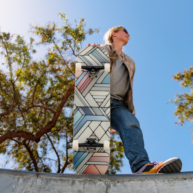 Geometric Mosaic Skateboard (Outdoor 1)