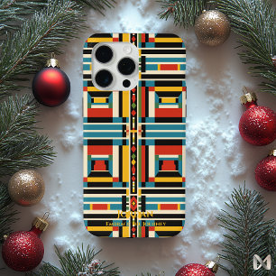 Geometric Ndebele Harmony – Artistic Cultural  iPhone 15 Pro Max Case
