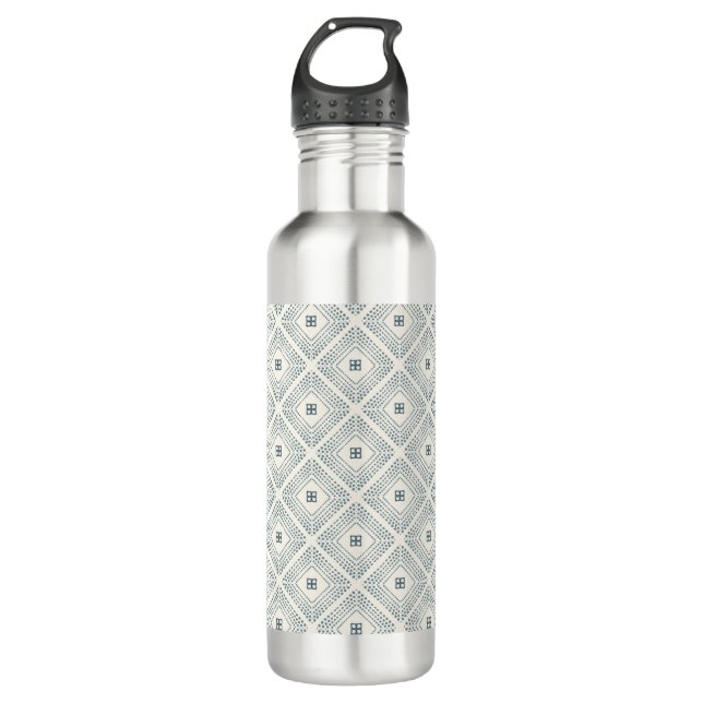 Geometric Nesting Square Water Bottle (Front)