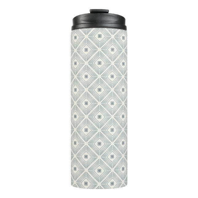 Geometric Nesting Squares Thermal Tumbler (Front)