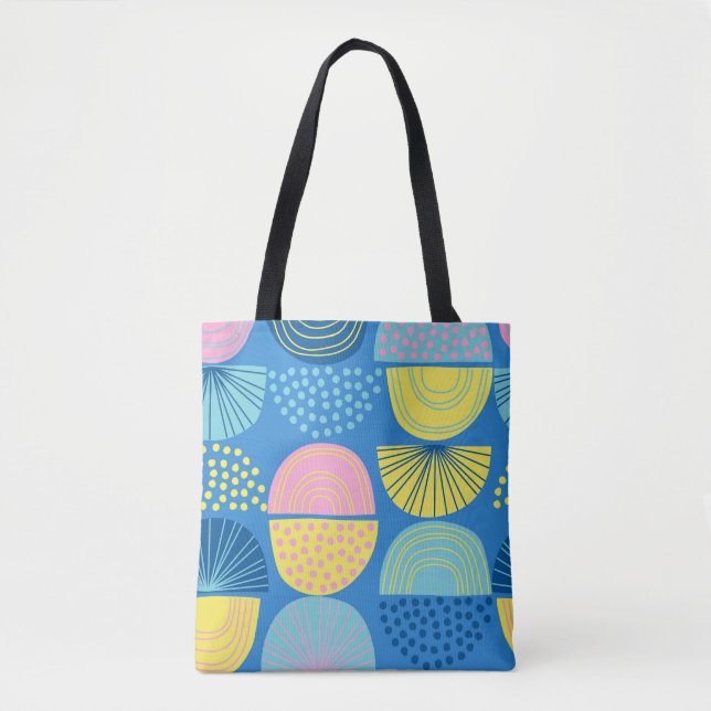 Geometric Nordic: Modern Abstract Background. Tote Bag (Front)