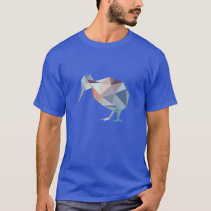 Geometric NZ Kiwi Bird T-Shirt
