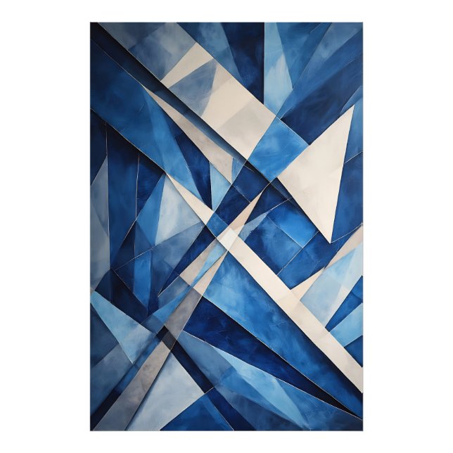 Geometric Ocean  Photo Print (Front)