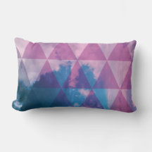 Geometric Ombre Cloud Baby Pillow