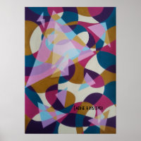 Geometric Optical Illusion Triangles Graphic Art