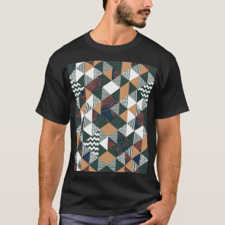 Geometric palm leaves, trendy pattern T-Shirt