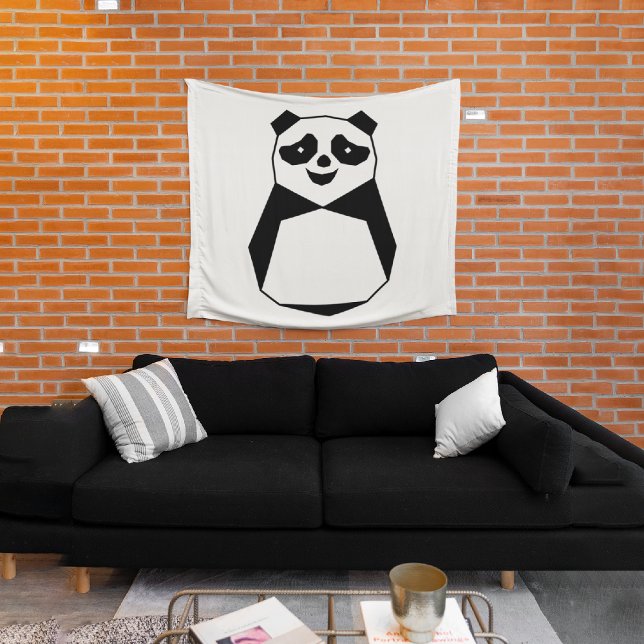 Geometric Panda Tapestry (Creator Uploaded)
