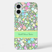 Geometric Pastel Abstract Background Personalised