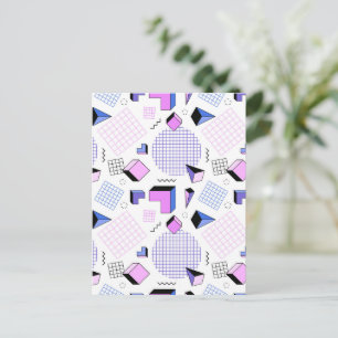 Geometric Pattern 13 Holiday Postcard
