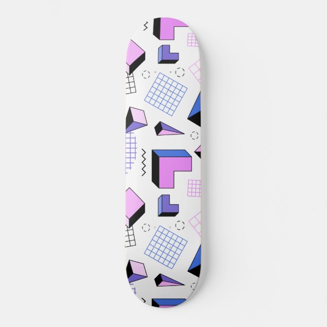 Geometric Pattern 13 Skateboard (Front)