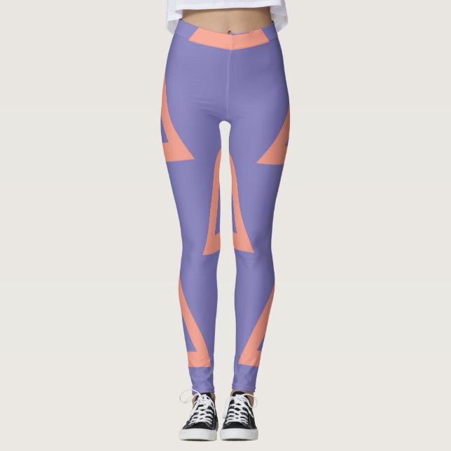 Geometric Pattern 16 Leggings (Front)