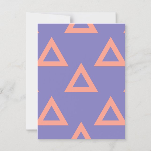 Geometric Pattern 16 Magnetic Invitation (Front)