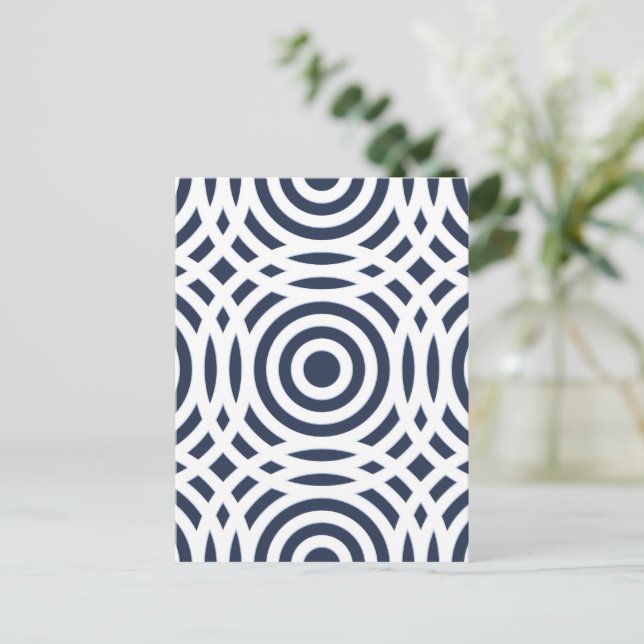 Geometric Pattern 19 Holiday Postcard (Standing Front)