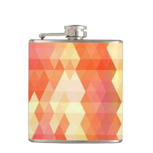 Geometric pattern 1 hip flask