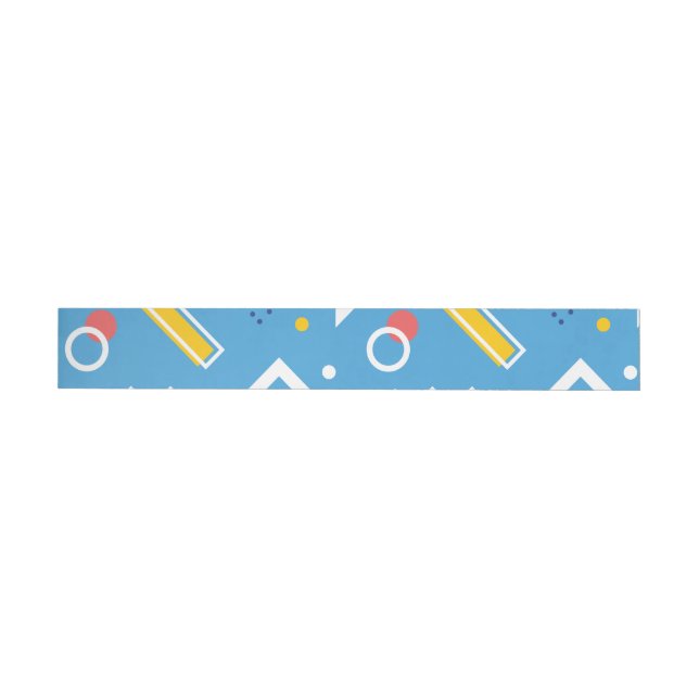 Geometric Pattern 1 Wrap Around Label (Individual)