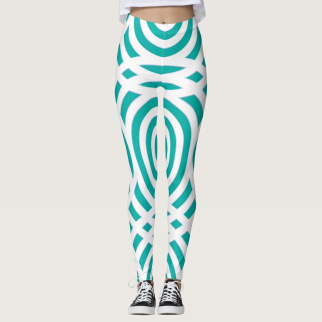 Geometric Pattern 20 Leggings (Front)